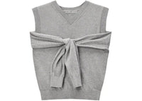 Alexander Wang Women's Wrapped Vest Cardigan Heather Grey