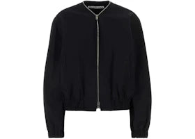 Alexander Wang Women's Zip-Up Bomber Jacket Black - vue 360