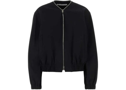 Alexander Wang Women's Zip-Up Bomber Jacket Black - apparel view 2