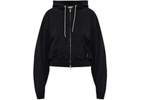 Alexander Wang Women's Zip-Up Hoodie Black