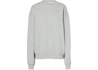 Alo Yoga Accolade Cotton-Blend Fleece Sweatshirt Athletic Heather Grey