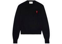Ami Paris Ami De Coeur Stickerei Rundhalspullover Schwarz