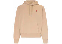 Ami Paris Ami De Coeur Hoodie Champagne
