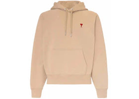 Ami Paris Ami De Coeur Hoodie Champagne