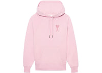 Ami Paris Ami De Coeur Hoodie Blassrosa