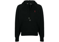 Ami Paris Ami De Coeur Small Logo Hoodie Schwarz