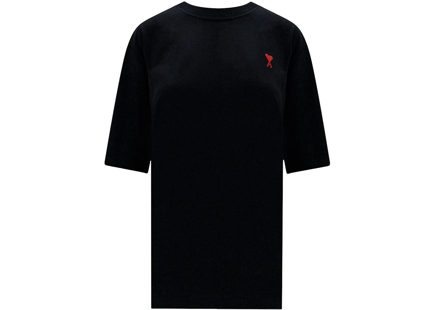 Ami Paris Ami De Coeur T-Shirt Schwarz - vue 360