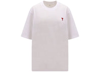 Ami Paris Ami De Coeur Tee White