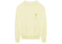 Ami Paris Ami De Coeur Tonal Sweatshirt Yellow