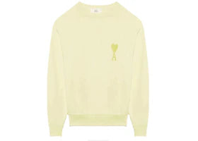 Ami Paris Ami De Coeur Tonal Sweatshirt Yellow