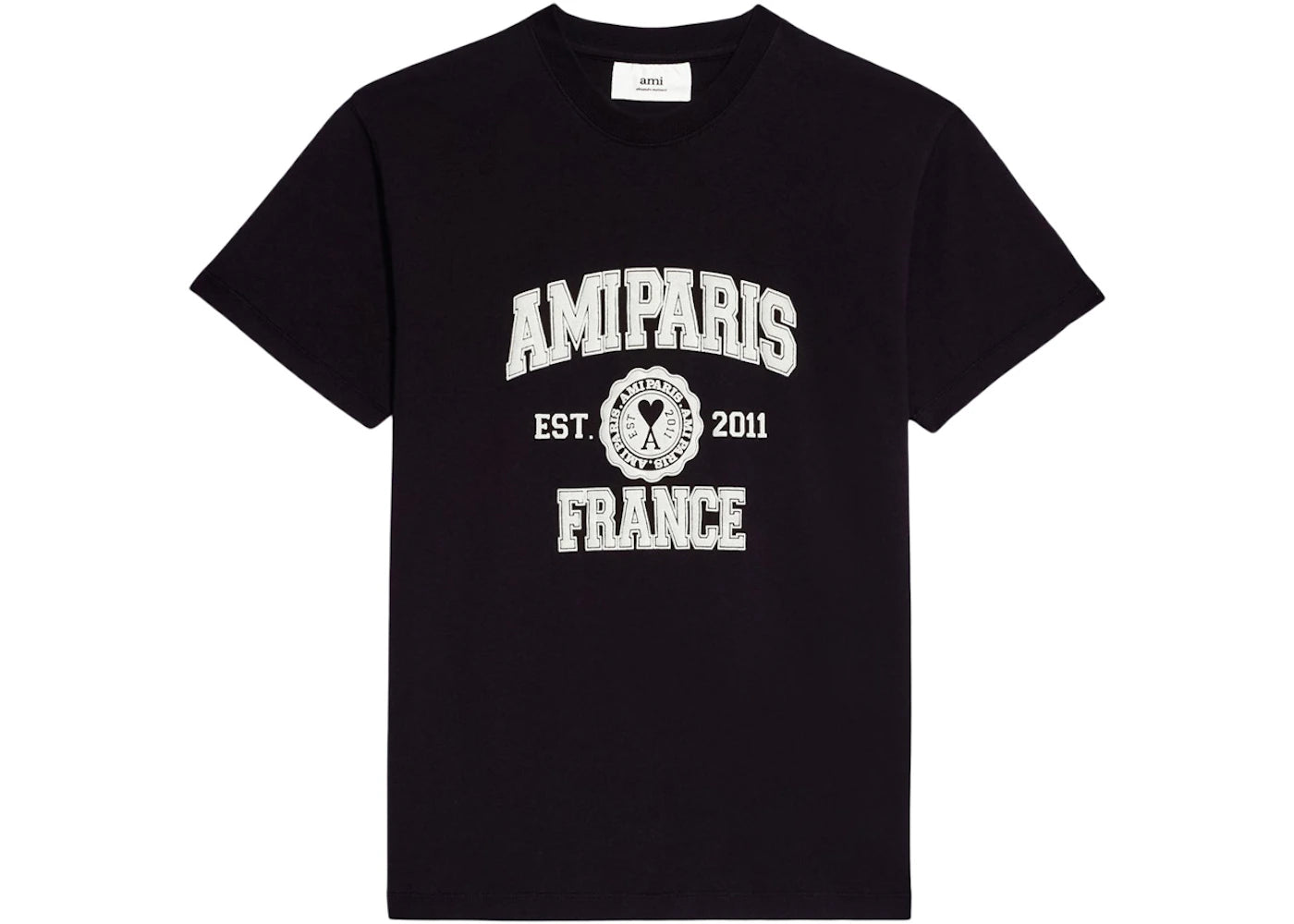 Ami Paris Ami Paris France T-Shirt Black/White