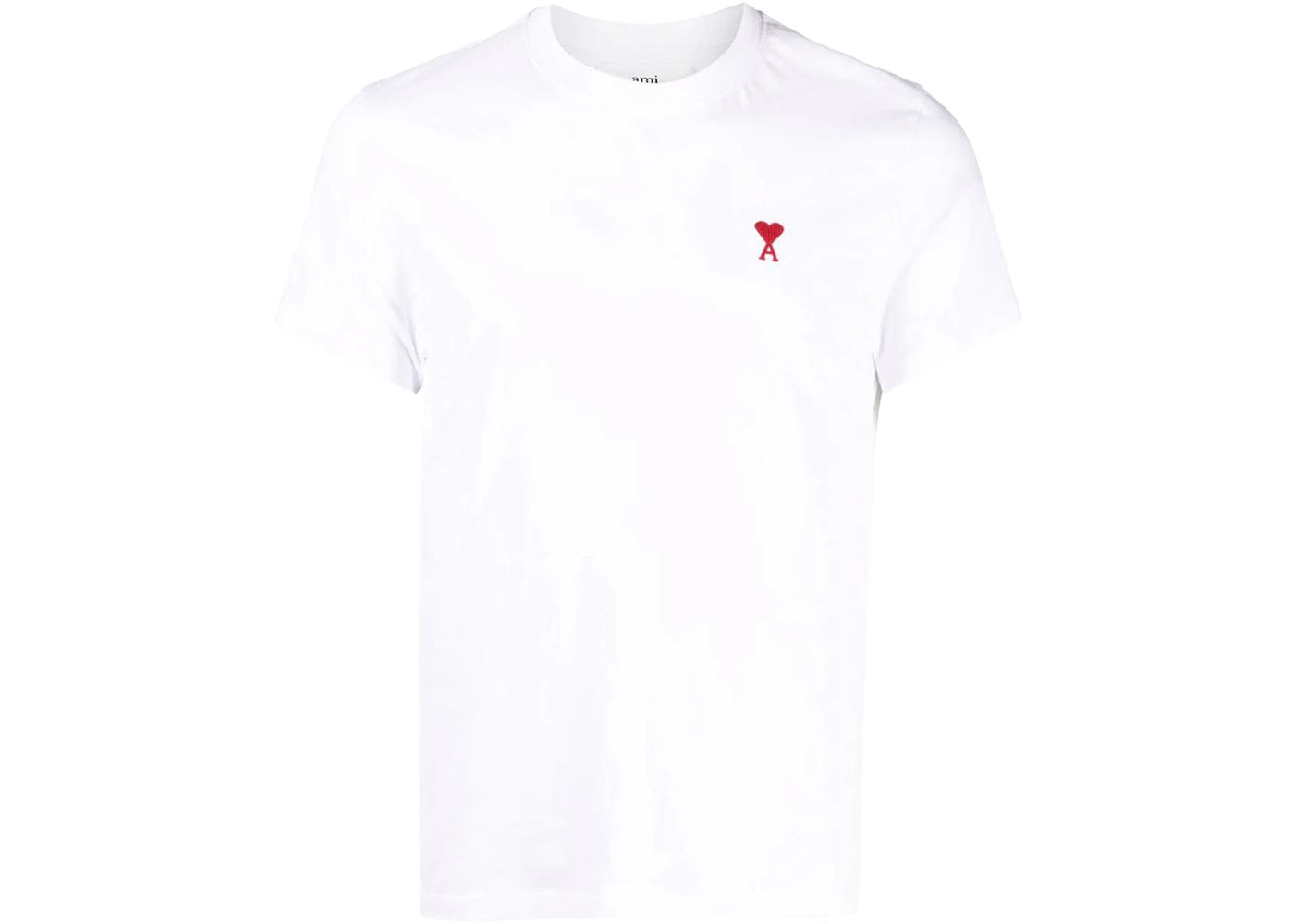 Ami Paris Ami De Coeur Classic Fit T-Shirt White/Red