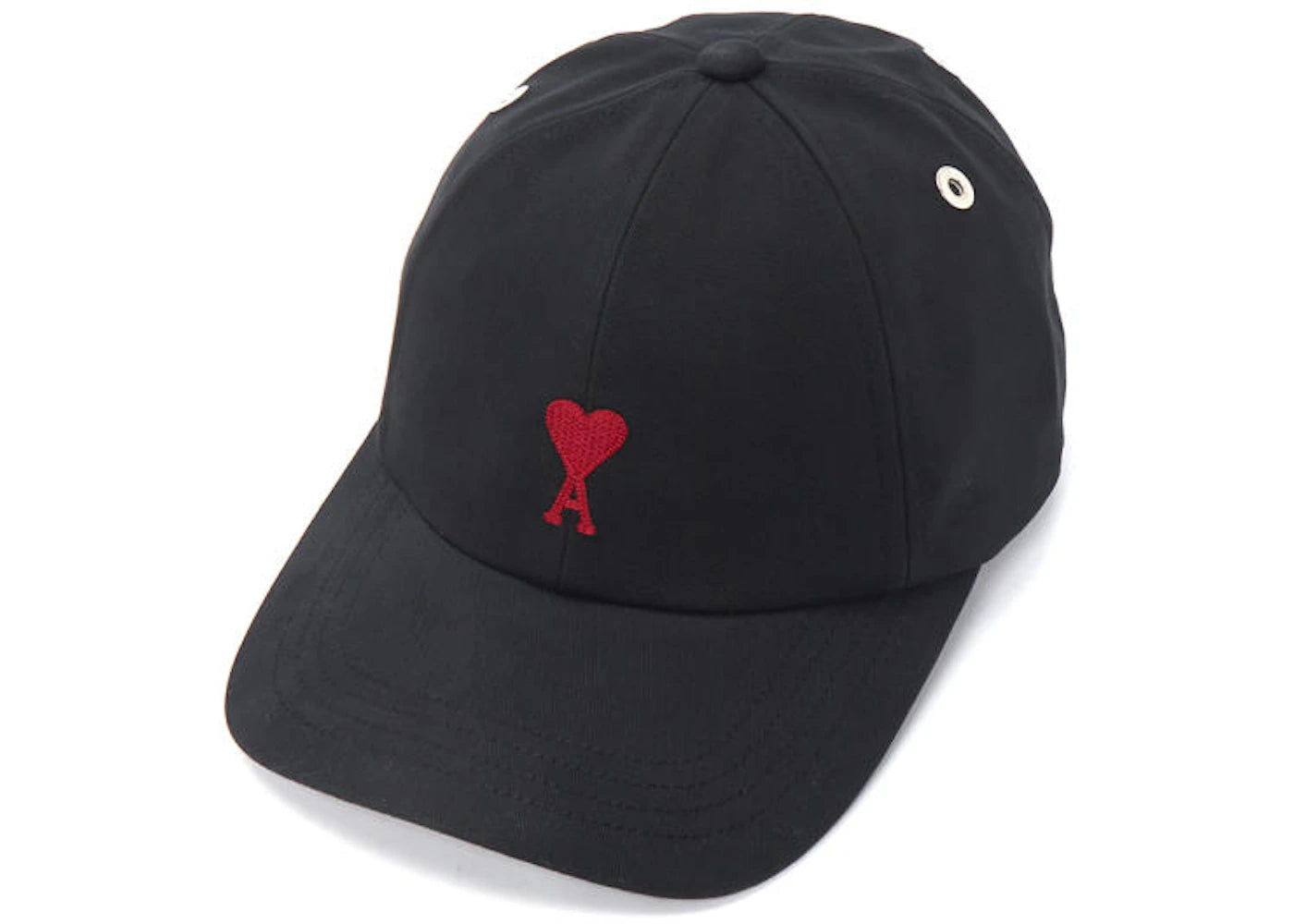 Ami Paris Ami de Coeur Embroidery Cap Black