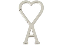 Ami Paris Ami de Coeur Schlüsselanhänger Vibrated Silver