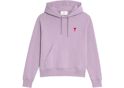 Ami Paris Ami de Coeur Organic Cotton Hoodie Parma/Red