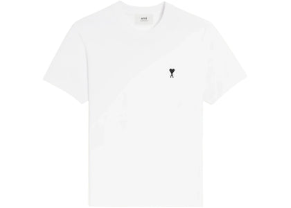 Ami Paris Cotton Ami De Coeur T-shirt White