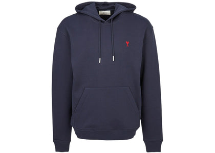 Ami Paris Hood Sweatshirt Navy