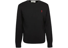 Ami Paris Logo Crewneck Black - vue 360