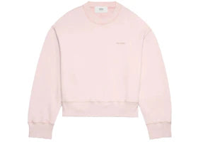 Ami Paris Logo-Embroidered Sweatshirt Nude Pink