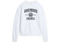 Ami Paris Logo Sweatshirt White