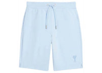 Ami Paris Logo Sweatshorts Light Blue