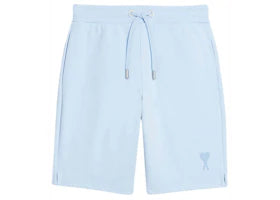 Ami Paris Logo Sweatshorts Light Blue