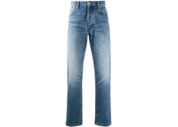 Ami Paris Straight-Leg Jeans mit mittlerer Waschung, Blau