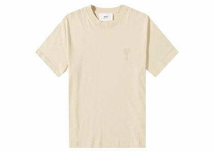 Ami Paris Tonal Ami De Coeur T-shirt Vanilla/Vanilla