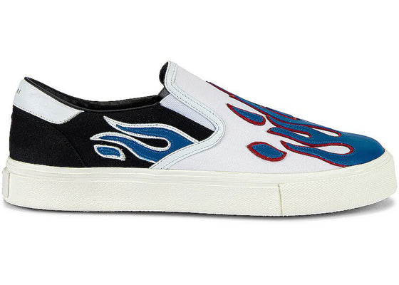AMIRI Flame Slip On Black/Blue sneakers - authentic AMIRI shoes