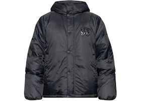 AMIRI Hooded Down Jacket Black - vue 360