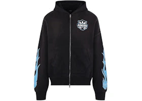 AMIRI Ma Flames Zip Hoodie Black