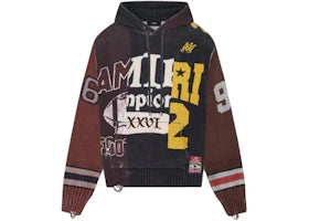 AMIRI Spliced Hoodie Multicolor - vue 360