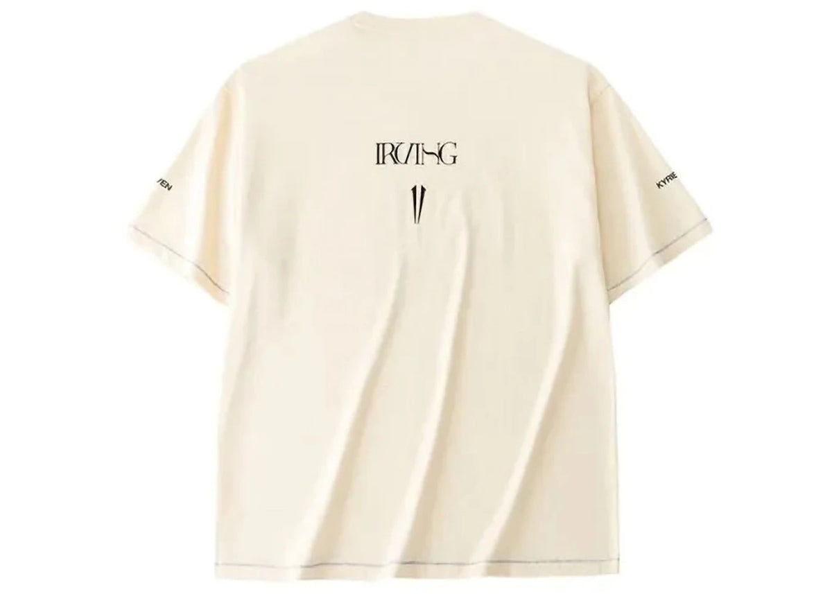 Anta x Kyrie Irving Logo Basketball Tee Moon White - vue secondaire B