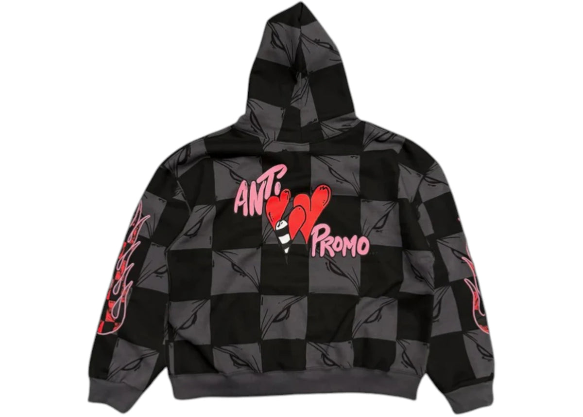 Anti Promo x Matty Boy 99 Eyes Flame Hoodie (Atlanta Exclusive) Black - vue secondaire A