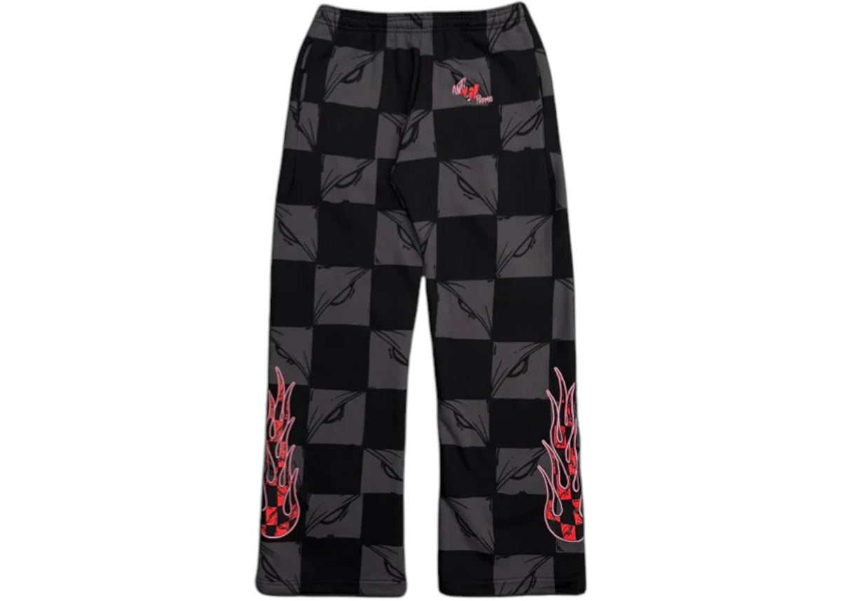 Anti Promo x Matty Boy 99 Eyes Flame Sweatpant (Atlanta Exclusive) Black - vue secondaire A