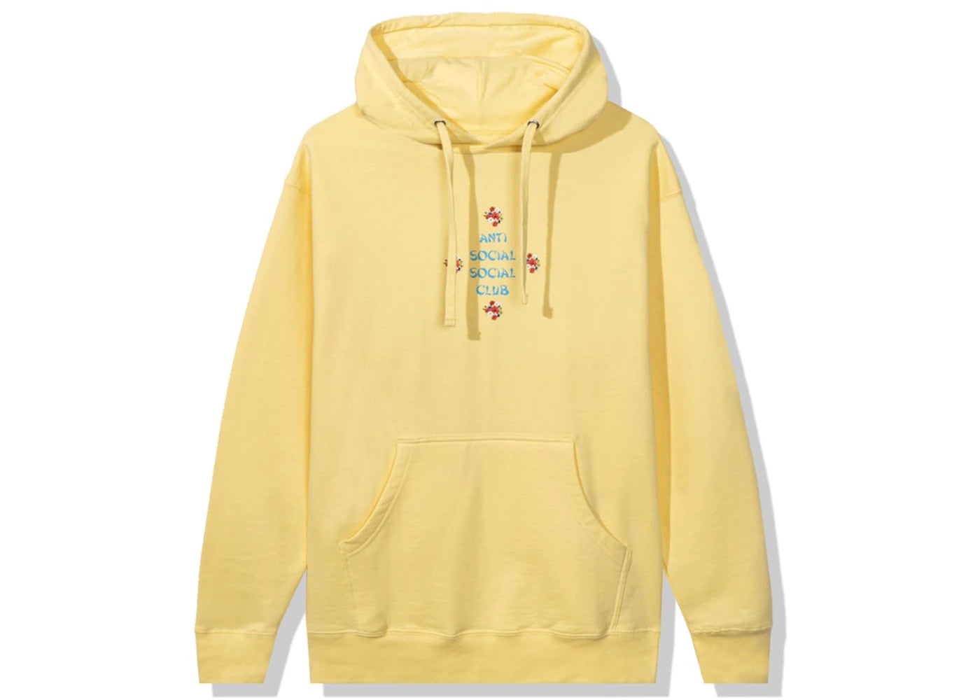 Anti Social Social Club 2 Much of Heaven Hoodie Yellow - vue secondaire B