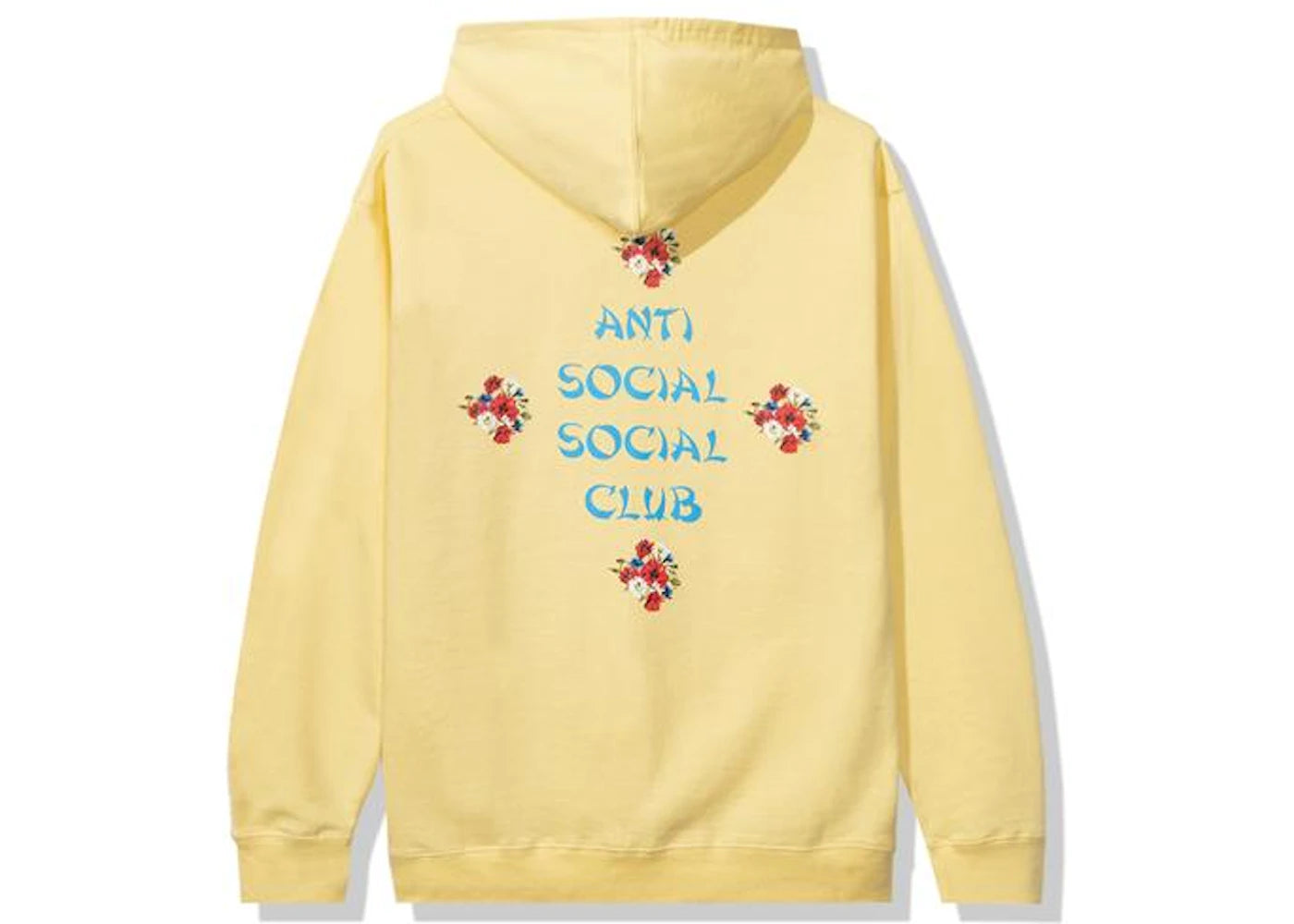 Anti Social Social Club 2 Much of Heaven Hoodie Yellow - vue secondaire A