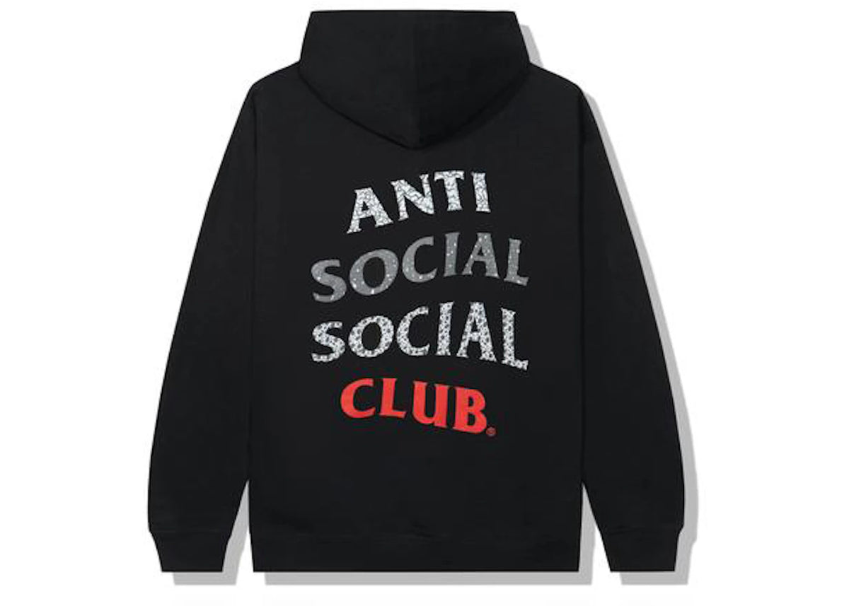 Anti Social Social Club 99 Retro IV Hoodie Black - vue 360