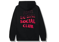 Anti Social Social Club A Fire Inside Hoodie Black/Pink Flame