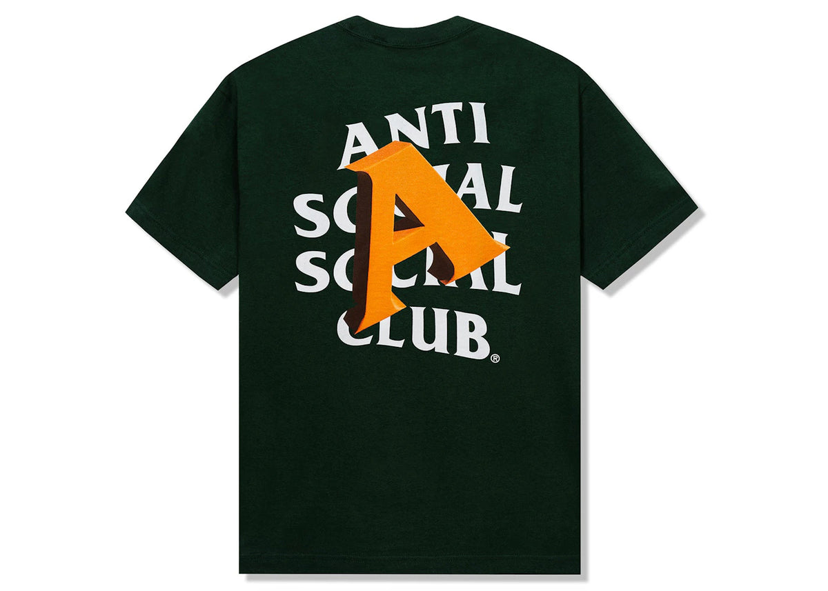 Anti Social Social Club A Is For Tee Green - vue secondaire A