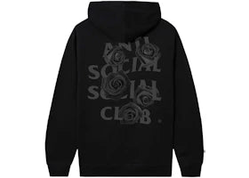 Anti Social Social Club Bat Emoji F&F Hoodie Royal/Black - vue 360