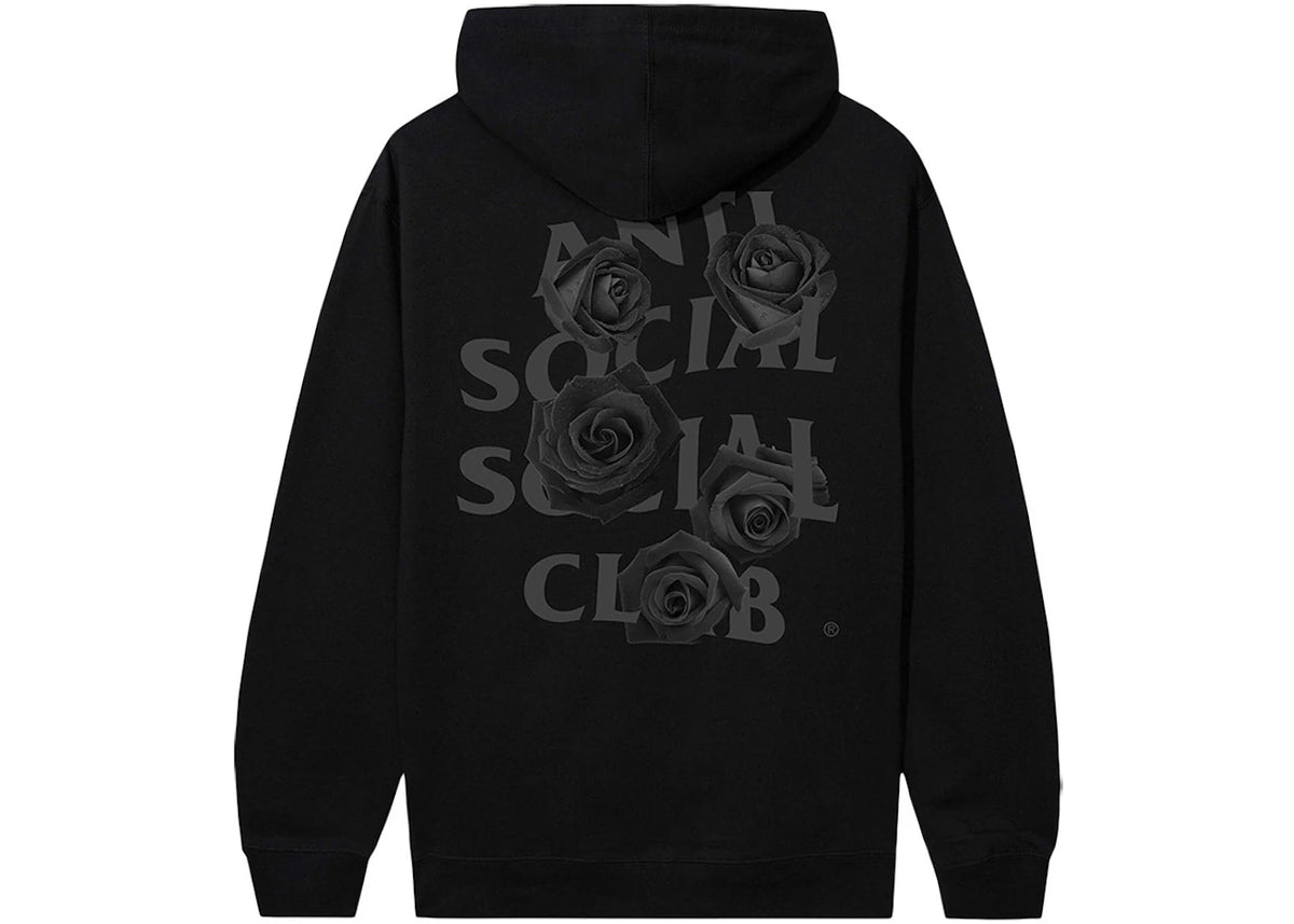 Anti Social Social Club Bat Emoji F&F Hoodie Royal/Black - vue 360