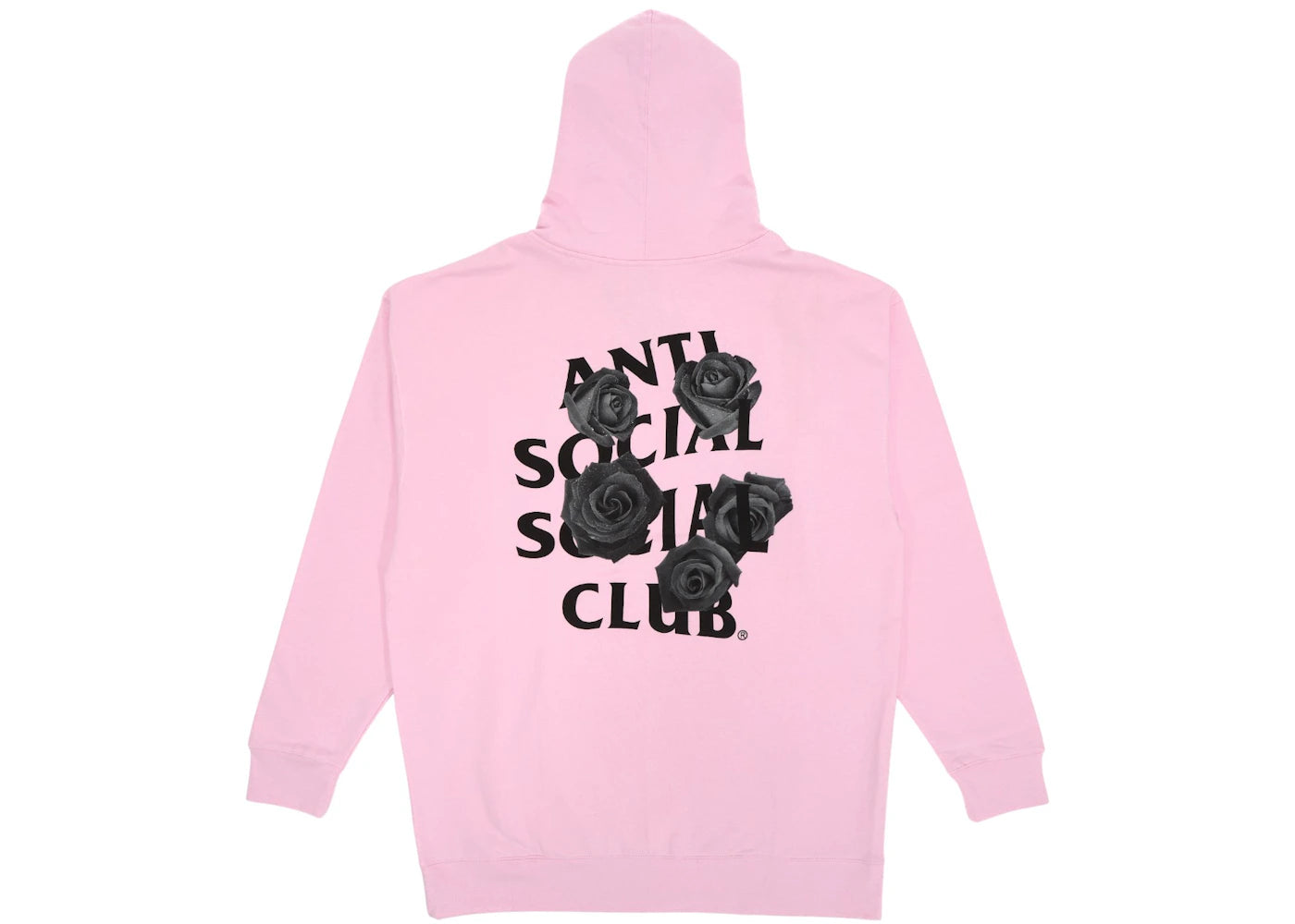 Anti Social Social Club Bat Emoji Hoodie Pink - vue secondaire B