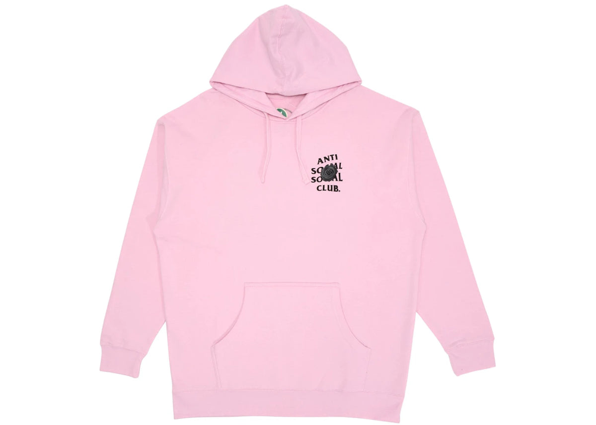 Anti Social Social Club Bat Emoji Hoodie Pink - vue 360