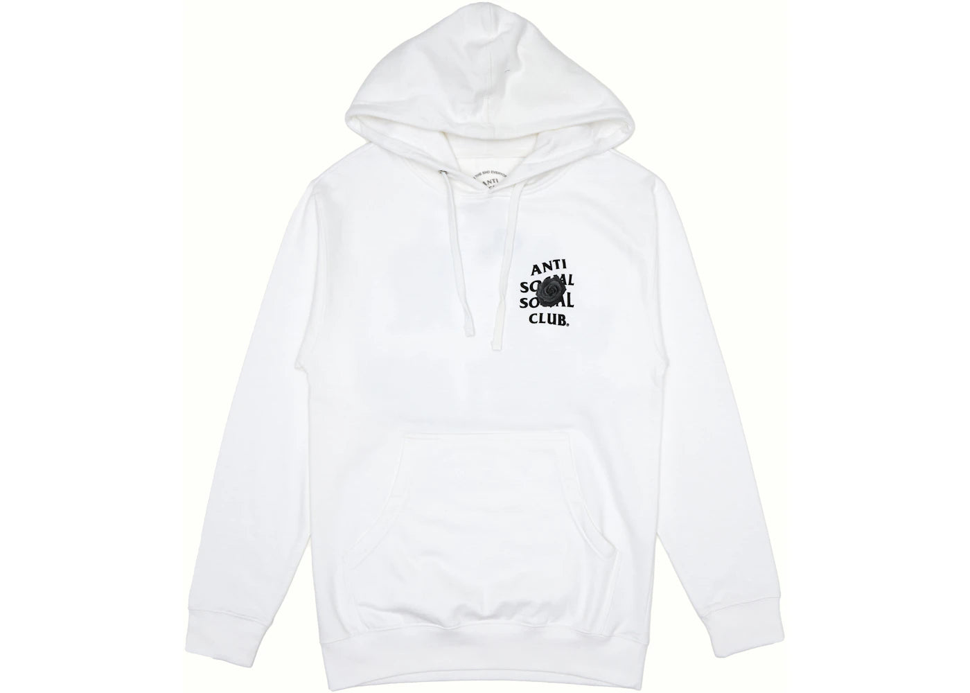 Anti Social Social Club Bat Emoji Hoodie White - vue secondaire A