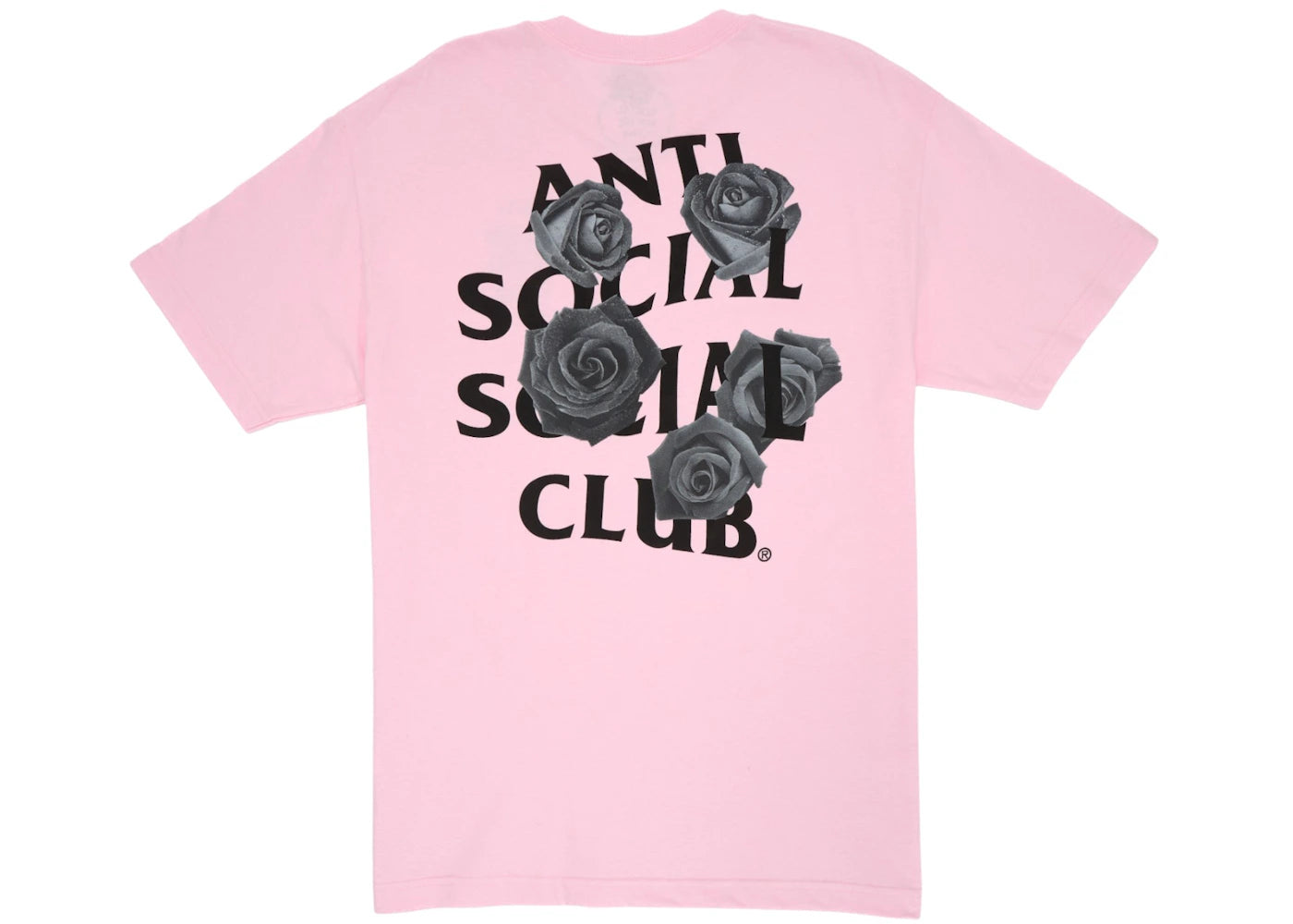 Anti Social Social Club Bat Emoji Tee Pink - vue secondaire B