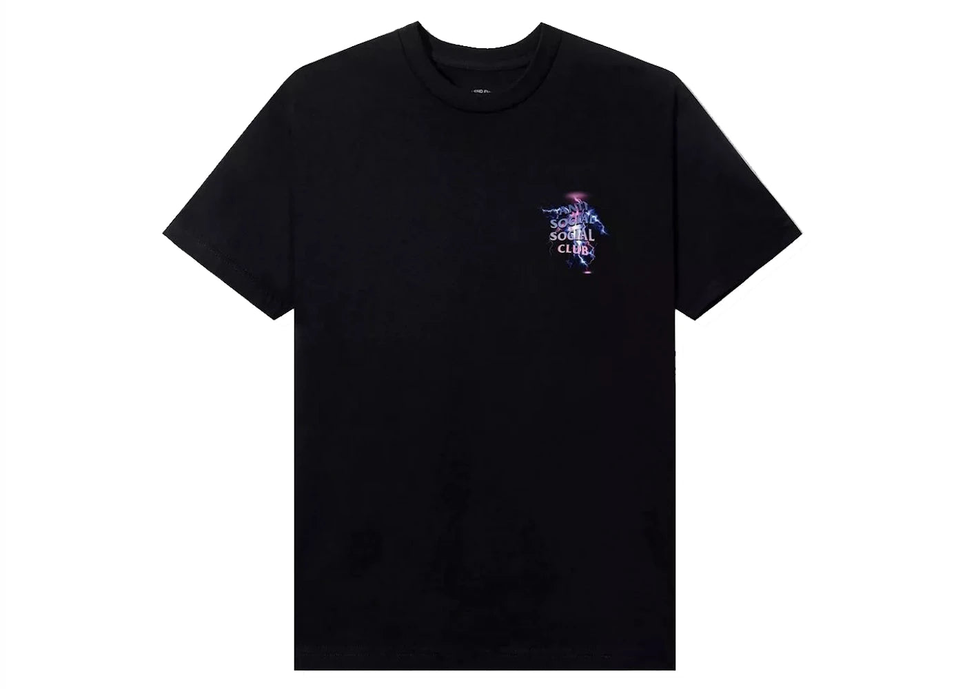 Anti Social Social Club Bolt From The Blue T-shirt Black - vue secondaire B