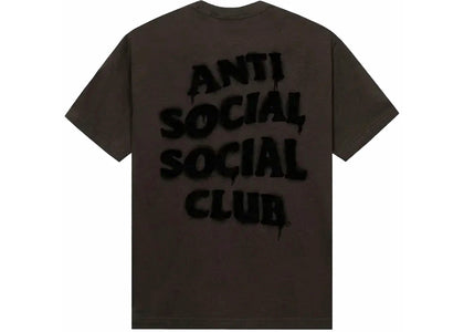 Anti Social Social Club Burn It Down Tee Brown - product view 2