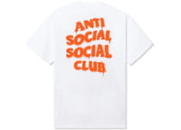 Anti Social Social Club Burn It Down Tee White/Orange