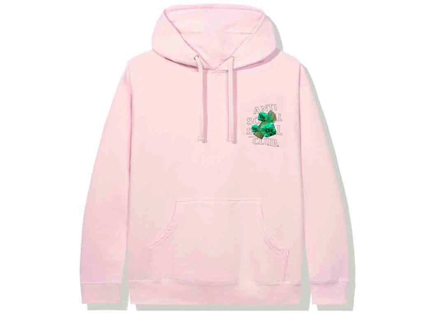 Anti Social Social Club Bussin Hoodie Pink - vue secondaire B